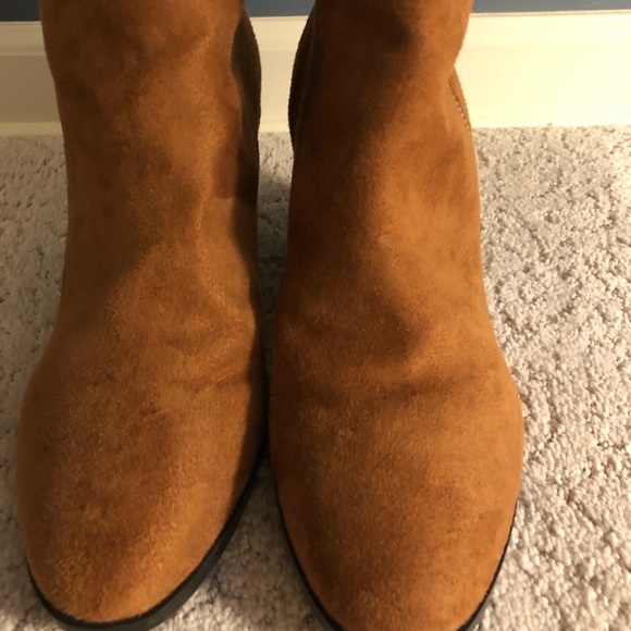 EUC Nine West Double Zip Suede Ankle Boots 9 - Picture 5 of 14